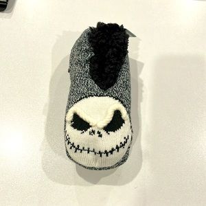 Pair Jack Skellington slipper socks